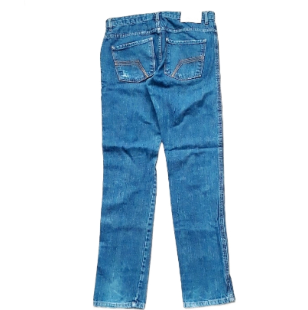 DKNY Greenwhich Distressed Slim Jeans / Size 20 Waist 30" Low Rise Dark Jeans - Picture 12 of 13